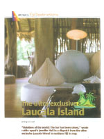 The ultra-exclusive Laucala Island